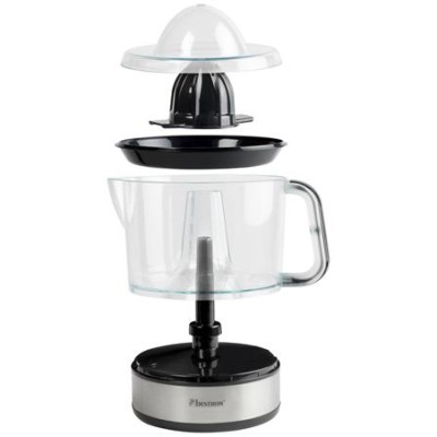 Citrus facsaró, 0,7 l, BESTRON, fekete-inox