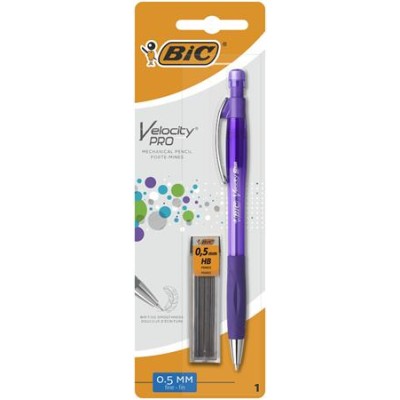 Nyomósirón és grafitbél, 0,5 mm, BIC "Velocity Pro"