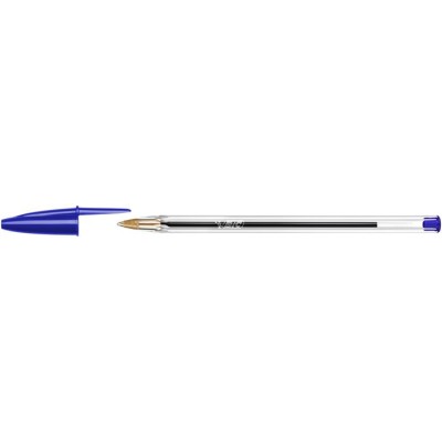Golyóstoll, 0,32mm, kupakos, BIC "Cristal Original", kék