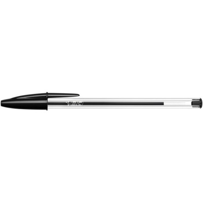 Golyóstoll, 0,32 mm, kupakos, BIC "Cristal Original", fekete