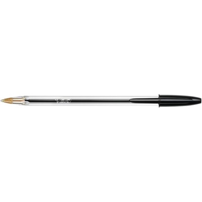 Golyóstoll, 0,32 mm, kupakos, BIC "Cristal Original", fekete