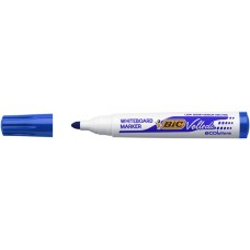 Flipchart- és táblamarker, 1,4 mm, kúpos, BIC" Velleda ecolutions", kék