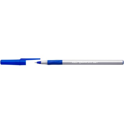 Golyóstoll, 0,28 mm, kupakos, BIC "Round Stic Exact", kék
