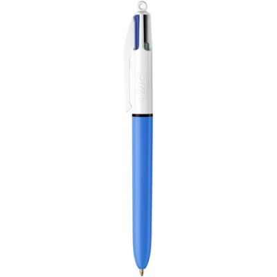 Golyóstoll, 0,32 mm, nyomógombos, négyszínű, BIC "4 Colours Original"