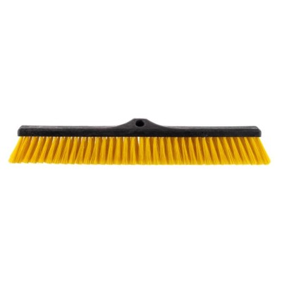 Tolóseprű, beltéri, műanyag, 60 cm, BONUS "Bollox", sárga
