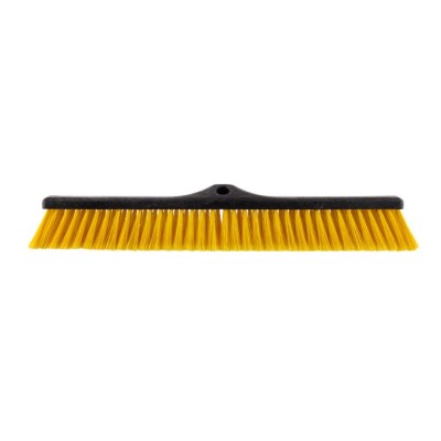 Tolóseprű, beltéri, műanyag, 60 cm, BONUS "Bollox", sárga