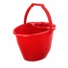 Felmosóvödör, csavarókosárral, 11 l, BONUS, piros