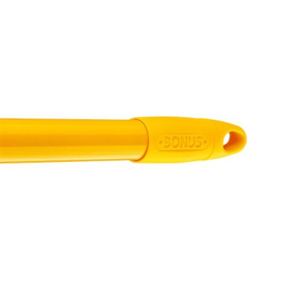 Nyél, menetes, alukróm, 140 cm, BONUS "Heavy Duty", sárga