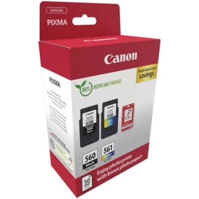 PG560/CL561 tintapatron multipack PIXMA TS5350 nyomtatókhoz, CANON, fekete+színes, 2*180 oldal