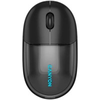 Egér, vezeték nélküli, dual-mode kapcsolat, optikai, CANYON "OnClick 24", fekete