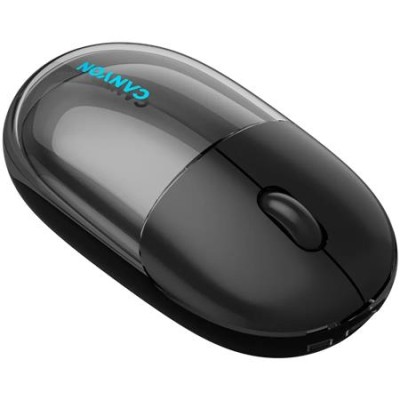 Egér, vezeték nélküli, dual-mode kapcsolat, optikai, CANYON "OnClick 24", fekete
