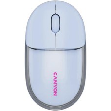 Egér, vezeték nélküli, dual-mode kapcsolat, optikai, CANYON "OnClick 24", kék