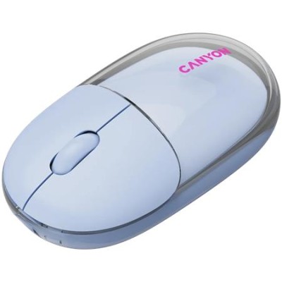 Egér, vezeték nélküli, dual-mode kapcsolat, optikai, CANYON "OnClick 24", kék
