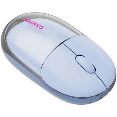 Egér, vezeték nélküli, dual-mode kapcsolat, optikai, CANYON "OnClick 24", kék