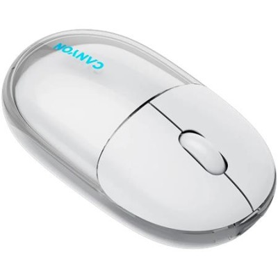 Egér, vezeték nélküli, dual-mode kapcsolat, optikai, CANYON "OnClick 24", fehér