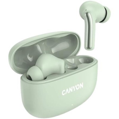 Fülhallgató, TWS vezeték nélküli, Bluetooth 5.4, CANYON "OnGo 9", zsálya Fülhallgató, TWS vezeték nélküli, Bluetooth 5.4, CANYON "OnGo 9", zsálya