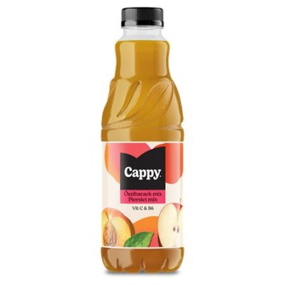 Gyümölcsital, 50,7%, 1 l, rostos, CAPPY, őszibarack mix
