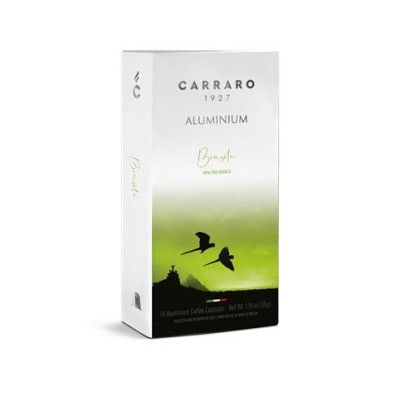 Kávékapszula, Nespresso® kompatibilis, 10 db, CARRARO "Brasile"