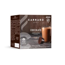 Kávékapszula, Dolce Gusto® kompatibilis, 16 db, CARRARO "Cioccolato"