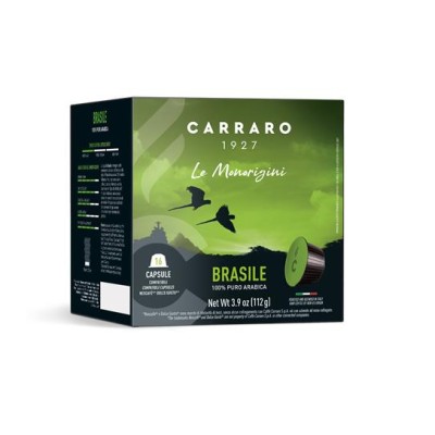 Kávékapszula, Dolce Gusto® kompatibilis, 16 db, CARRARO "Brasile"
