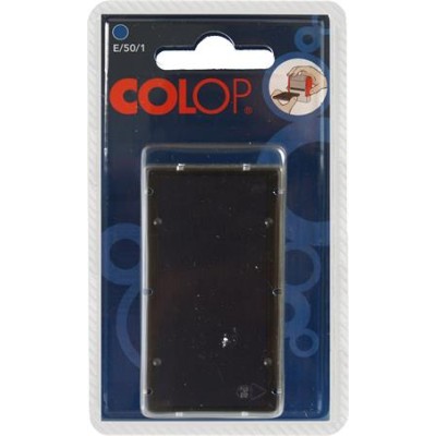 Bélyegző cserepárna, 2 db/bliszter, COLOP "E50/1", kék