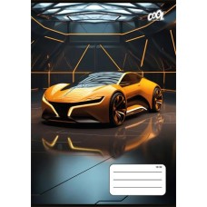 Füzet, tűzött, A5, vonalas, 32 lap, 2. osztály, COOL BY VICTORIA "Future Cars", "16-32"