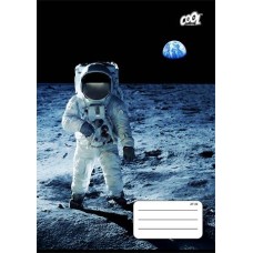 Füzet, tűzött, A5, kockás, 32 lap, COOL BY VICTORIA "Man on the Moon", "27-32"