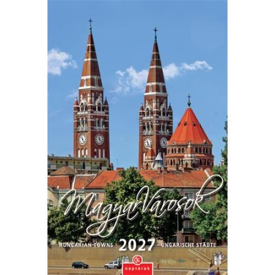 Naptár, fali, CSG, "Magyar Városok"