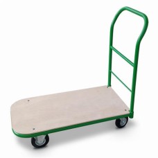 Szállítókocsi, kézi, 200 kg teherbírás, zöld-barna