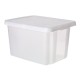 Tárolódoboz, tetővel, 45 l, áttetsző, CURVER "Essentials"