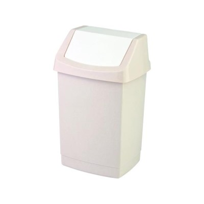 Billenős szemetes, 15 l, CURVER "Click-It", szavanna