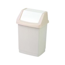 Billenős szemetes, 50 l, CURVER "Click-It", szavanna