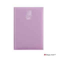 Naptár, tervező, A5, napi, DAYLINER, "MyPastel", lila