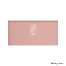 Zsebnaptár, fekvő elrendezésű, DAYLINER, "MyPastel", púder