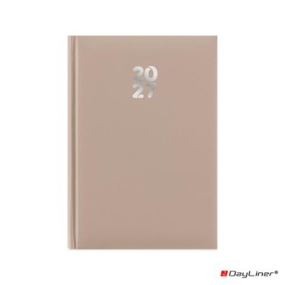 Naptár, tervező, A5, heti, DAYLINER, "Pannon", natúr