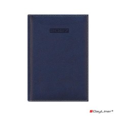 Naptár, tervező, B5, heti, DAYLINER, "Sherwood", kék