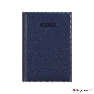 Naptár, tervező, B5, heti, DAYLINER, "Sherwood", kék