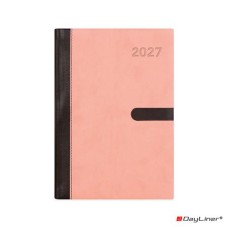 Naptár, tervező, A5, heti, DAYLINER, "Winner", pink