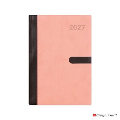 Naptár, tervező, A5, napi, DAYLINER, "Winner", pink