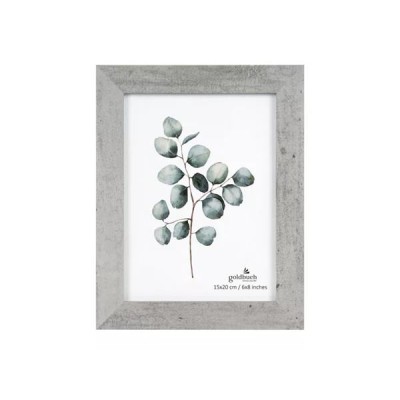 Képkeret, fa, 15x20 cm, "Goldbuch Beton", beton