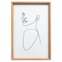 Képkeret, fa, 20x30 cm, "Silhouette", bükkfa