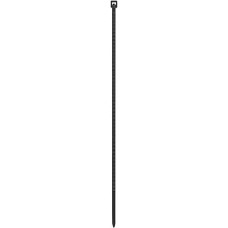 Kábelkötegelő, gyorskötöző, 2,5x150mm, DONAU "Tech", fekete