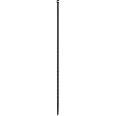 Kábelkötegelő, gyorskötöző, 2,5x200mm, DONAU "Tech", fekete