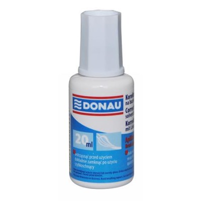 Hibajavító folyadék, oldószeres, 20 ml, DONAU