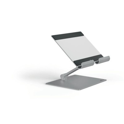 Tablet tartó állvány, asztali, DURABLE "RISE", ezüst