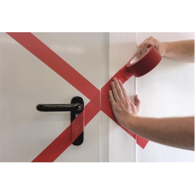 Jelölőszalag, 50 mm x 33 m, 0,16 mm, DURABLE "DURALINE", piros