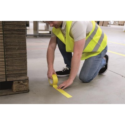 Jelölőszalag, 50 mm x 33 m, 0,16 mm, DURABLE "DURALINE", sárga