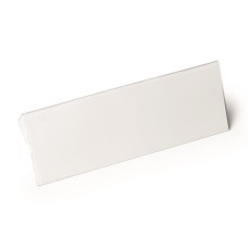 Logisztikai zseb,  behajtható, 1/2 A5, fekvő, DURABLE "HARD COVER", átlátszó