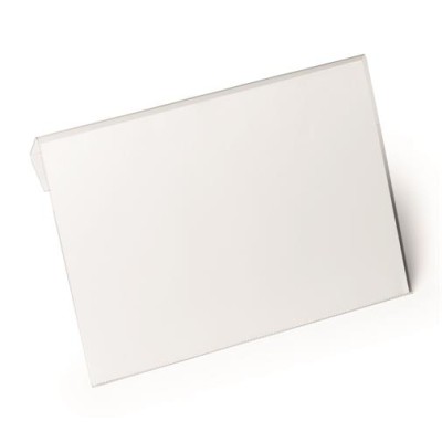 Logisztikai zseb,  behajtható, A5, fekvő, DURABLE "HARD COVER", átlátszó