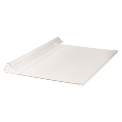 Logisztikai zseb, behajtható, A4, fekvő, DURABLE "HARD COVER", átlátszó
